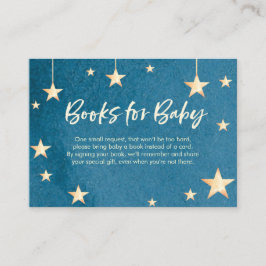 キラキラ星ベビーシャワー挿入カード エンクロージャーカード