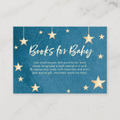 キラキラ星ベビーシャワー挿入カード エンクロージャーカード (正面)