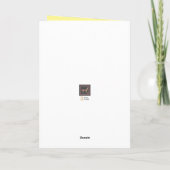 キラキラ星ロマンチックな挨拶 カード (裏面)