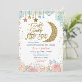 キラキラ星性の暴露招待状、女の子、男の子 招待状 (スタンド正面)
