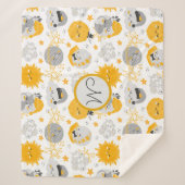 キラキラ星 | Monogram Sherpa毛布 シェルパブランケット (正面)