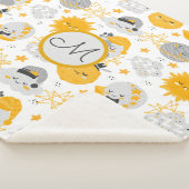 キラキラ星 | Monogram Sherpa毛布 シェルパブランケット (3/4)