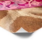 キラキラ色のピンクの帽子 ポスター (コーナー)