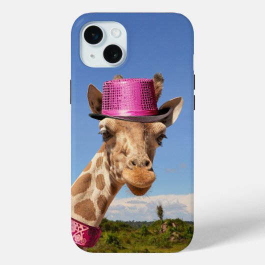 キラキラ色のピンクの帽子 Case-Mate iPhoneケース (裏面)