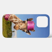 キラキラ色のピンクの帽子 Case-Mate iPhoneケース (裏面 (横))