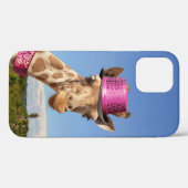 キラキラ色のピンクの帽子 Case-Mate iPhoneケース (裏面 (横))