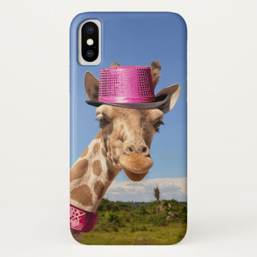 キラキラ色のピンクの帽子 Case-Mate iPhoneケース (裏面)