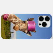 キラキラ色のピンクの帽子 Case-Mate iPhoneケース (裏面 (横))
