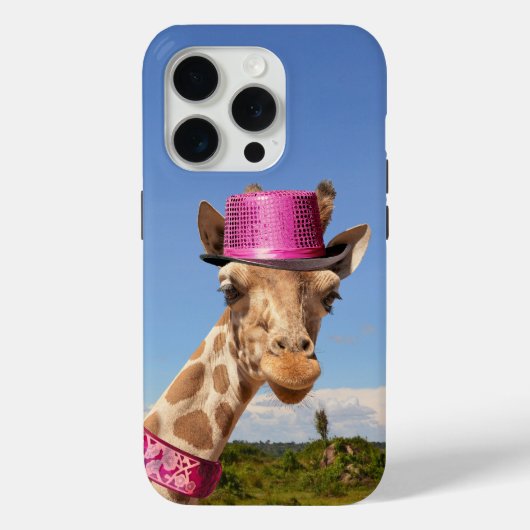 キラキラ色のピンクの帽子 Case-Mate iPhoneケース (裏面)