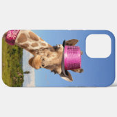 キラキラ色のピンクの帽子 Case-Mate iPhoneケース (裏面 (横))