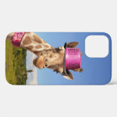 キラキラ色のピンクの帽子 Case-Mate iPhoneケース (裏面 (横))