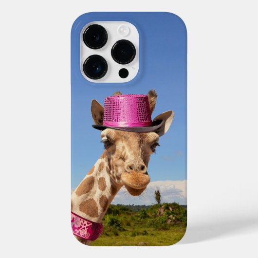 キラキラ色のピンクの帽子 Case-Mate iPhoneケース (裏面)