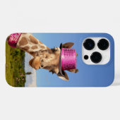 キラキラ色のピンクの帽子 Case-Mate iPhoneケース (裏面 (横))