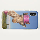 キラキラ色のピンクの帽子 Case-Mate iPhoneケース (裏面(横))