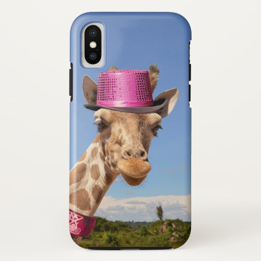 キラキラ色のピンクの帽子 Case-Mate iPhoneケース (裏面)