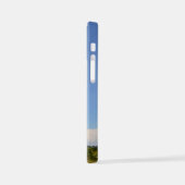 キラキラ色のピンクの帽子 iPhoneケース (左側面)