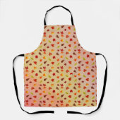 キラキラ色のメープル葉の エプロン (正面)