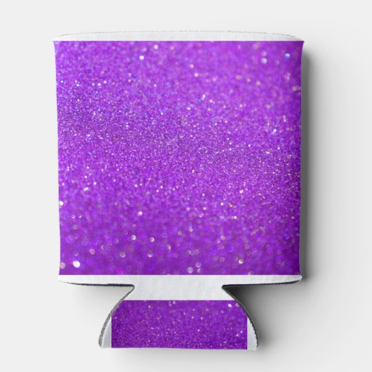 キラキラ色の紫 缶クーラー (裏面)