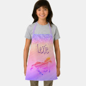 キラキラ色パステルレインボーユニコーン エプロン (インサイチュ)