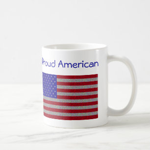 キラキラ輝くアメリカ国旗 コーヒーマグカップ