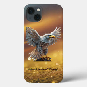キラキラ輝くイーグルのグランドポーズ iPhone 13ケース