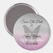 キラキラ輝くキンセアニエラの招待状（Save The Date） マグネット (正面/裏面)