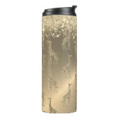 キラキラ輝くギラフェスオングリジー金ゴールド タンブラー (回転左)