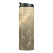 キラキラ輝くギラフェスオングリジー金ゴールド タンブラー (回転右)