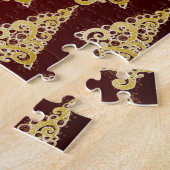 キラキラ輝くクリスマスツリー ジグソーパズル (側面)