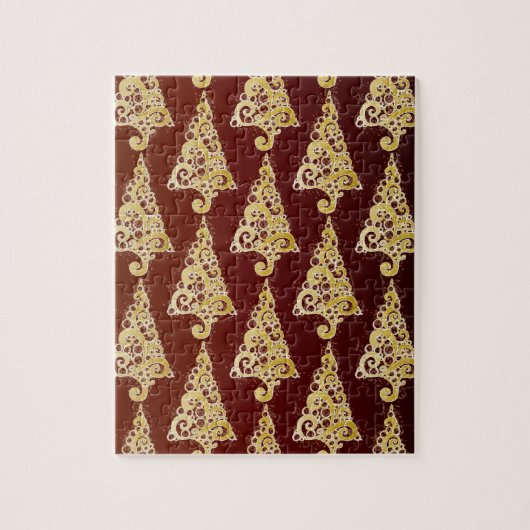 キラキラ輝くクリスマスツリー ジグソーパズル (縦)