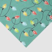 キラキラ輝くクリスマスライトホリデーパターン 薄葉紙 (詳細)