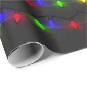 キラキラ輝くクリスマスライト ラッピングペーパー (ロールコーナー)