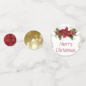 キラキラ輝くクリスマス紙吹雪 コンフェッティ (正面)