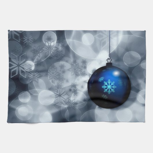 キラキラ輝くクリスマス キッチンタオル (横)