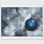 キラキラ輝くクリスマス ラッピングペーパー (フラット)