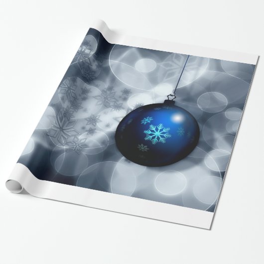 キラキラ輝くクリスマス ラッピングペーパー (アンロールド)