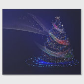 キラキラ輝くクリスマス ラッピングペーパー (フラット)