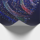 キラキラ輝くクリスマス ラッピングペーパー (角)