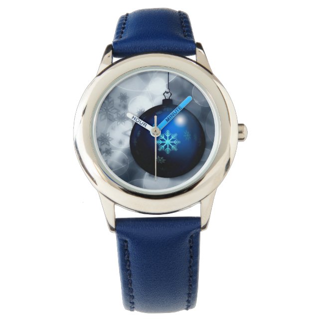 キラキラ輝くクリスマス 腕時計 (正面)