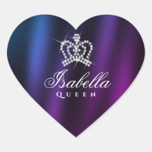 キラキラ輝くグラマークラウンブルーパープル