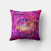 キラキラ輝くグラマー母ママンジェンタ クッション (裏面)