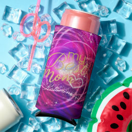 キラキラ輝くグラマー母ママンジェンタ スリム缶クーラー