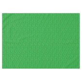 キラキラ輝くゴールデンスターシルエットを緑に テーブルクロス (正面(横))