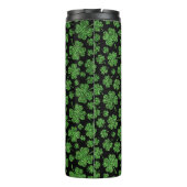 キラキラ輝くシャムロックの豪華さ タンブラー (裏面)