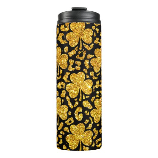 キラキラ輝くシャムロックの豪華さ タンブラー (正面)