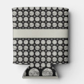 キラキラ輝くシルバーグリッターボタン 缶クーラー (裏面)