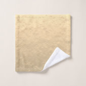 キラキラ輝くシルバーヒョウパーソナライズされた バスタオルセット (ウォッシュタオル)