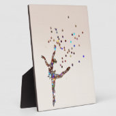 キラキラ輝くダンサー フォトプラーク (側面)