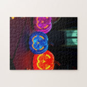 キラキラ輝くハロウィーンのカボチャ！ ジグソーパズル (横)