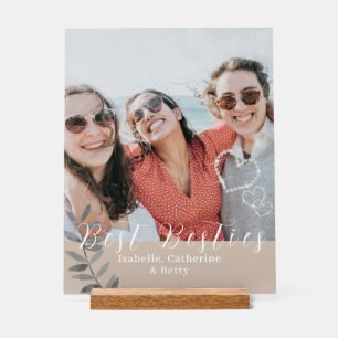 キラキラ輝くハートのベッティ アクリルサイン